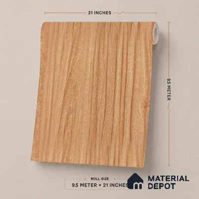 WP-1451 | 9.5 Meter x 21 Inches Wood Look Wallpaper - 54 Sq. Ft.  | Minimum 15% wastage during installation