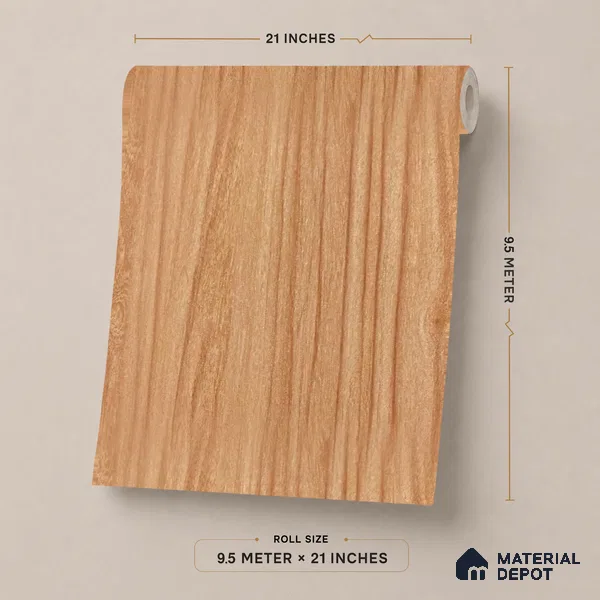 WP-1451 | 9.5 Meter x 21 Inches Wood Look Wallpaper - 54 Sq. Ft.  | Minimum 15% wastage during installation