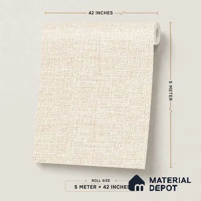 485-4 | 5 Meter x 42 Inches Fabric Look Wallpaper - 57.43 Sq. Ft. | Minimum 10% wastage during installation