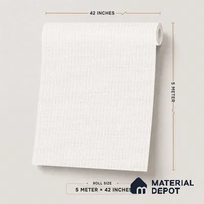 490-2 | 5 Meter x 42 Inches Fabric Look Wallpaper - 57.43 Sq. Ft. | Minimum 10% wastage during installation