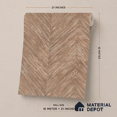 1141 | 10 Meter x 21 Inches Wood Look Wallpaper - 57.37 Sq. Ft. | Minimum 15% wastage during installation