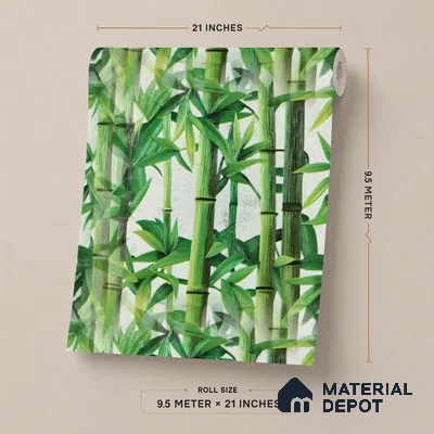 WP-1418 | 9.5 Meter x 21 Inches Tropical Look Wallpaper - 54 Sq. Ft.  | Minimum 15% wastage during installation