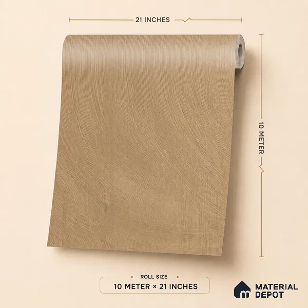 A78707 | Brown Plaster Swirl Textured Wallpaper - 10 Meter x 21 Inches, 57.41 Sq. Ft.