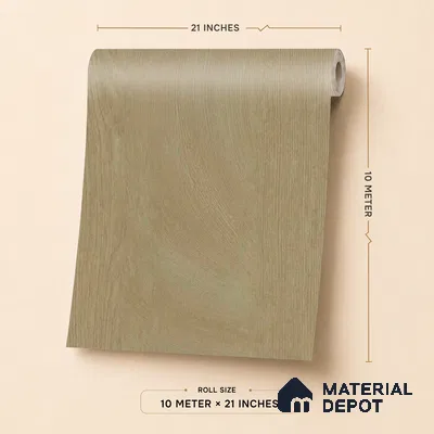 A78708 | Olive Plaster Swirl Textured Wallpaper - 10 Meter x 21 Inches, 57.41 Sq. Ft.