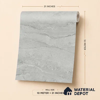 A77703 | Grey Travertine Veins Textured Wallpaper - 10 Meter x 21 Inches, 57.41 Sq. Ft.