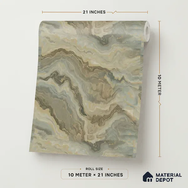 8069 | 10 Meter x 21 Inches Stone Look Wallpaper - 57.41 Sq. Ft.