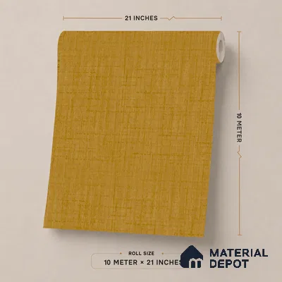 51244102 | 10 Meter x 21 Inch  Fabric Look Wallpaper - 57 Sq. Ft.