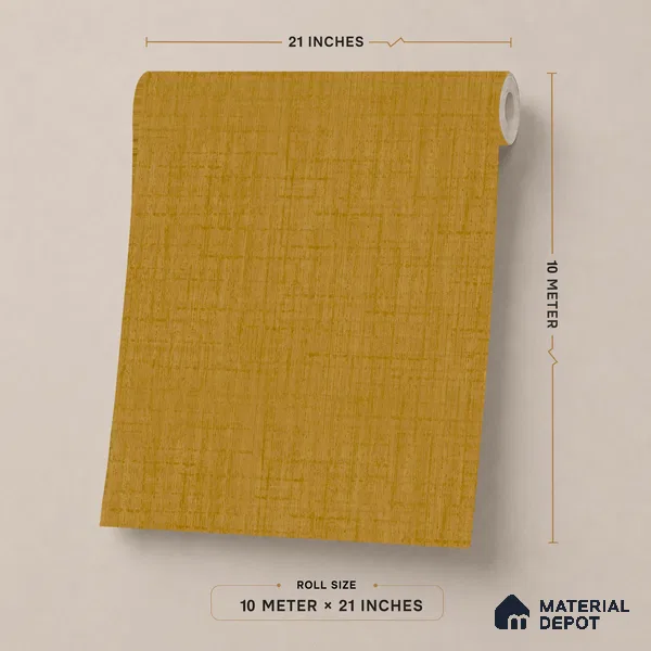 51244102 | 10 Meter x 21 Inch Fabric Look Wallpaper - 57 Sq. Ft.