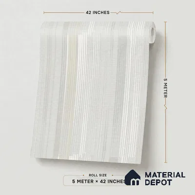 10329-1 | 5 Meter x 42 Inches Fabric Look Wallpaper - 57 Sq. Ft.
