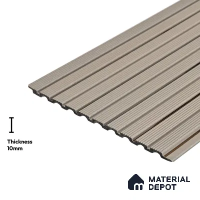Wooden Look PN 03864 9.5 ft x 6 inch Charcoal Panel - 10 mm | Suitable for Feature Wall, TV Unit & Living Room | Width is Subjected to 5% Variation