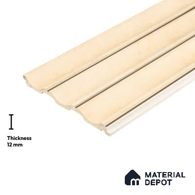 Ivory Marble Look PN 04070 B 9.5 ft x 4.9 inch Charcoal Panel - 12 mm | Suitable for Feature Wall, TV Unit & Living Room | Width is Subjected to 5% Variation