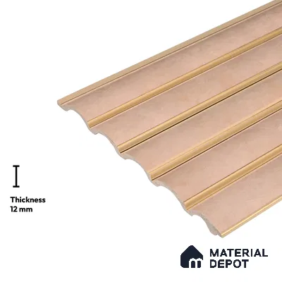 Pink Marble Look PN 05749 9.5 ft x 7.8 inch Charcoal Panel - 12 mm | Suitable for Feature Wall, TV Unit & Living Room | Width is Subjected to 5% Variation