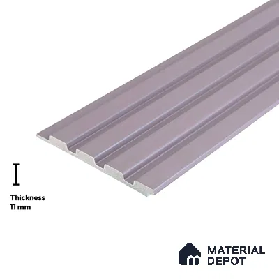 Purple Plain Colour Look PN 05918 8 ft x 6 inch Charcoal Panel - 11 mm | Suitable for Feature Wall, TV Unit & Living Room | Width is Subjected to 5% Variation