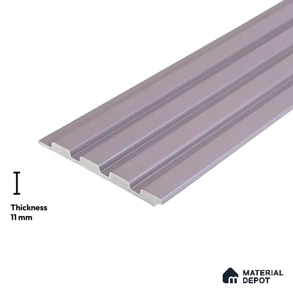 Purple Plain Colour Look PN 05918 8 ft x 6 inch Charcoal Panel - 11 mm | Suitable for Feature Wall, TV Unit & Living Room | Width is Subjected to 5% Variation