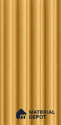Honey Maple 10 ft x 0.7 ft (3060x215 mm) Dome Design Interior & Exterior Wall & Ceiling Panel - 20 mm | Suitable for Balcony, Facade & Open Area | Width is Subjected to 5% Variation