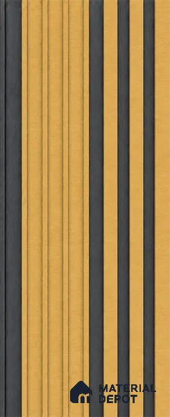 Honey Maple 10 ft x 0.89 ft (3060x270 mm) Unic Dual Tone Design Interior & Exterior Wall & Ceiling Panel - 15 mm | Suitable for Balcony, Facade & Open Area | Width is Subjected to 5% Variation