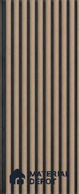 Danish Teak 10 ft x 0.85 ft (3060x260 mm) Prism Dual Tone Design Interior & Exterior Wall & Ceiling Panel - 21 mm | Suitable for Balcony, Facade & Open Area | Width is Subjected to 5% Variation