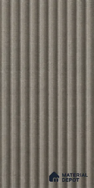 Oak Noir 10 ft x 0.85 ft (3060x260 mm) Prism Design Interior & Exterior Wall & Ceiling Panel - 21 mm | Suitable for Balcony, Facade & Open Area | Width is Subjected to 5% Variation