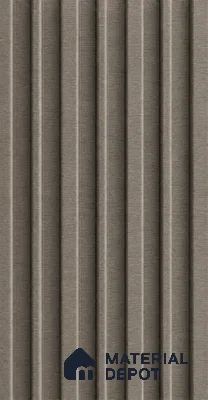 Oak Noir 10 ft x 0.89 ft (3060x270 mm) Stripes Design Interior & Exterior Wall & Ceiling Panel - 20 mm | Suitable for Balcony, Facade & Open Area | Width is Subjected to 5% Variation