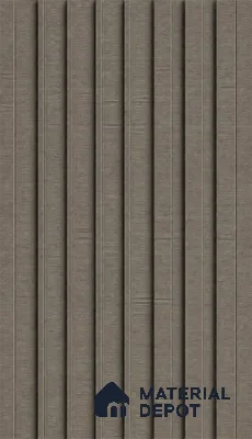 Oak Noir 10 ft x 0.89 ft (3060x270 mm) Unic Design Interior & Exterior Wall & Ceiling Panel - 15 mm | Suitable for Balcony, Facade & Open Area | Width is Subjected to 5% Variation
