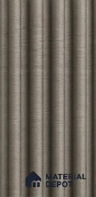 Oak Noir 10 ft x 0.7 ft (3060x215 mm) Dome Design Interior & Exterior Wall & Ceiling Panel - 20 mm | Suitable for Balcony, Facade & Open Area | Width is Subjected to 5% Variation