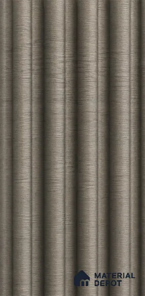 Oak Noir 10 ft x 0.7 ft (3060x215 mm) Dome Design Interior & Exterior Wall & Ceiling Panel - 20 mm | Suitable for Balcony, Facade & Open Area | Width is Subjected to 5% Variation