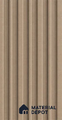 Noce Grande 10 ft x 0.89 ft (3060x270 mm) Stripes Design Interior & Exterior Wall & Ceiling Panel - 20 mm | Suitable for Balcony, Facade & Open Area | Width is Subjected to 5% Variation