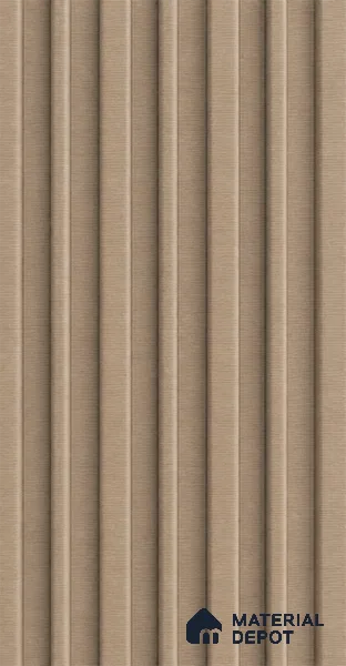 Noce Grande 10 ft x 0.89 ft (3060x270 mm) Stripes Design Interior & Exterior Wall & Ceiling Panel - 20 mm | Suitable for Balcony, Facade & Open Area | Width is Subjected to 5% Variation