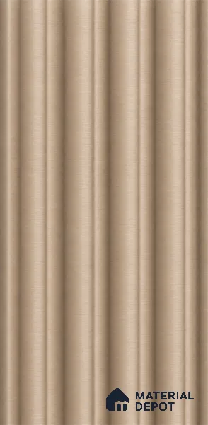 Noce Grande 10 ft x 0.7 ft (3060x215 mm) Dome Design Interior & Exterior Wall & Ceiling Panel - 20 mm | Suitable for Balcony, Facade & Open Area | Width is Subjected to 5% Variation