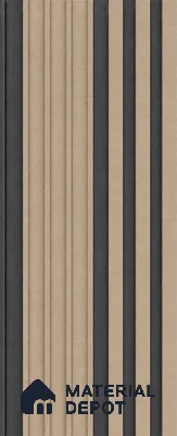 Noce Grande 10 ft x 0.89 ft (3060x270 mm) Unic Dual Tone Design Interior & Exterior Wall & Ceiling Panel - 15 mm | Suitable for Balcony, Facade & Open Area | Width is Subjected to 5% Variation