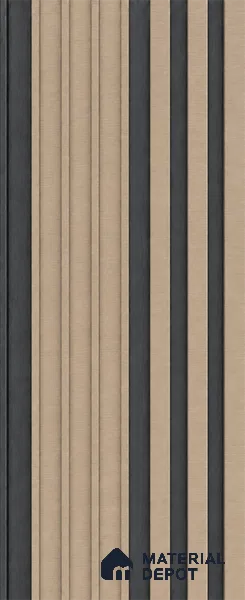 Noce Grande 10 ft x 0.89 ft (3060x270 mm) Unic Dual Tone Design Interior & Exterior Wall & Ceiling Panel - 15 mm | Suitable for Balcony, Facade & Open Area | Width is Subjected to 5% Variation