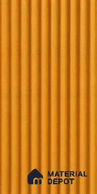 Gold Maple 10 ft x 0.85 ft (3060x260 mm) Prism Design Interior & Exterior Wall & Ceiling Panel - 21 mm | Suitable for Balcony, Facade & Open Area | Width is Subjected to 5% Variation