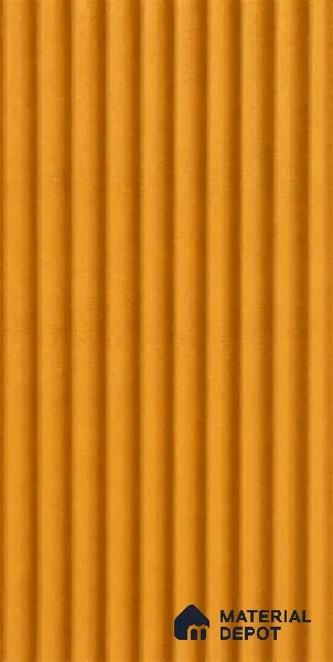 Gold Maple 10 ft x 0.85 ft (3060x260 mm) Prism Design Interior & Exterior Wall & Ceiling Panel - 21 mm | Suitable for Balcony, Facade & Open Area | Width is Subjected to 5% Variation