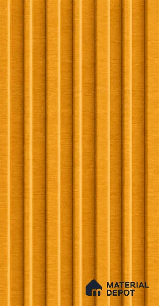 Gold Maple 10 ft x 0.89 ft (3060x270 mm) Stripes Design Interior & Exterior Wall & Ceiling Panel - 20 mm | Suitable for Balcony, Facade & Open Area | Width is Subjected to 5% Variation