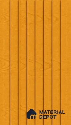 Gold Maple 10 ft x 0.89 ft (3060x270 mm) Unic Design Interior & Exterior Wall & Ceiling Panel - 15 mm | Suitable for Balcony, Facade & Open Area | Width is Subjected to 5% Variation