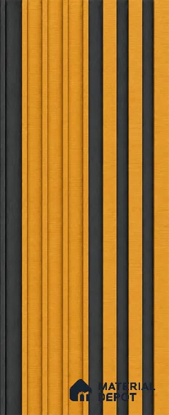 Gold Maple 10 ft x 0.89 ft (3060x270 mm) Unic Dual Tone Design Interior & Exterior Wall & Ceiling Panel - 15 mm | Suitable for Balcony, Facade & Open Area | Width is Subjected to 5% Variation