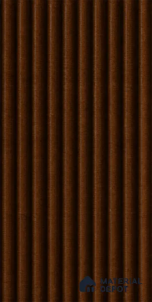 English Nut 10 ft x 0.85 ft (3060x260 mm) Prism Design Interior & Exterior Wall & Ceiling Panel - 21 mm | Suitable for Balcony, Facade & Open Area | Width is Subjected to 5% Variation