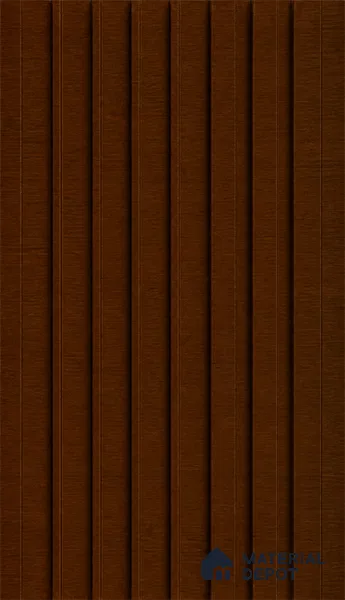 English Nut 10 ft x 0.89 ft (3060x270 mm) Unic Design Interior & Exterior Wall & Ceiling Panel - 15 mm | Suitable for Balcony, Facade & Open Area | Width is Subjected to 5% Variation