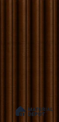English Nut 10 ft x 0.7 ft (3060x215 mm) Dome Design Interior & Exterior Wall & Ceiling Panel - 20 mm | Suitable for Balcony, Facade & Open Area | Width is Subjected to 5% Variation