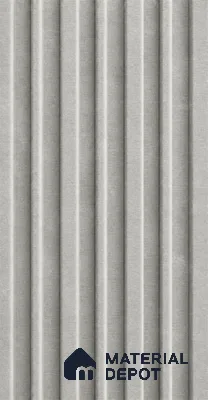 Armani Grey 10 ft x 0.89 ft (3060x270 mm) Stripes Design Interior & Exterior Wall & Ceiling Panel - 20 mm | Suitable for Balcony, Facade & Open Area | Width is Subjected to 5% Variation
