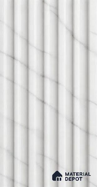 Royal Statuario 10 ft x 0.89 ft (3060x270 mm) Stripes Design Interior & Exterior Wall & Ceiling Panel - 20 mm | Suitable for Balcony, Facade & Open Area | Width is Subjected to 5% Variation