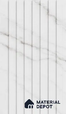 Royal Statuario 10 ft x 0.89 ft (3060x270 mm) Unic Design Interior & Exterior Wall & Ceiling Panel - 15 mm | Suitable for Balcony, Facade & Open Area | Width is Subjected to 5% Variation