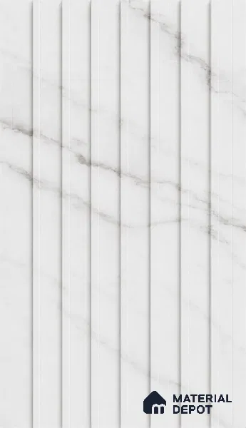 Royal Statuario 10 ft x 0.89 ft (3060x270 mm) Unic Design Interior & Exterior Wall & Ceiling Panel - 15 mm | Suitable for Balcony, Facade & Open Area | Width is Subjected to 5% Variation