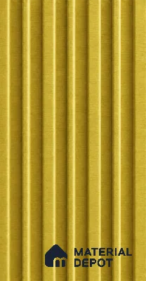 Oro 10 ft x 0.89 ft (3060x270 mm) Stripes Design Interior & Exterior Wall & Ceiling Panel - 20 mm | Suitable for Balcony, Facade & Open Area | Width is Subjected to 5% Variation