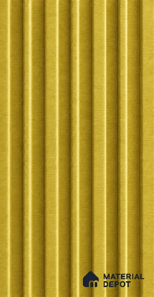 Oro 10 ft x 0.89 ft (3060x270 mm) Stripes Design Interior & Exterior Wall & Ceiling Panel - 20 mm | Suitable for Balcony, Facade & Open Area | Width is Subjected to 5% Variation