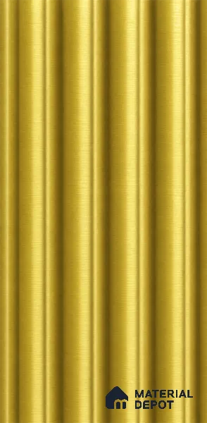 Oro 10 ft x 0.7 ft (3060x215 mm) Dome Design Interior & Exterior Wall & Ceiling Panel - 20 mm | Suitable for Balcony, Facade & Open Area | Width is Subjected to 5% Variation