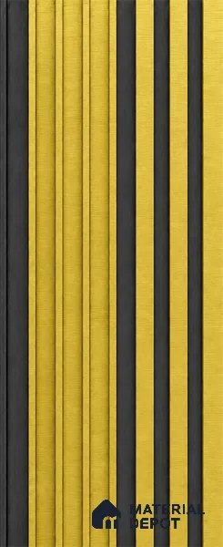 Oro 10 ft x 0.89 ft (3060x270 mm) Unic Dual Tone Design Interior & Exterior Wall & Ceiling Panel - 15 mm | Suitable for Balcony, Facade & Open Area | Width is Subjected to 5% Variation