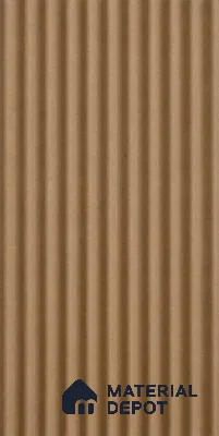 Rame 10 ft x 0.85 ft (3060x260 mm) Prism Design Interior & Exterior Wall & Ceiling Panel - 21 mm | Suitable for Balcony, Facade & Open Area | Width is Subjected to 5% Variation