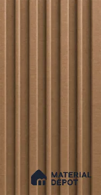 Rame 10 ft x 0.89 ft (3060x270 mm) Stripes Design Interior & Exterior Wall & Ceiling Panel - 20 mm | Suitable for Balcony, Facade & Open Area | Width is Subjected to 5% Variation