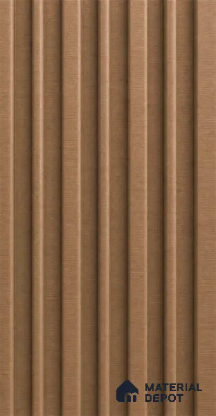 Rame 10 ft x 0.89 ft (3060x270 mm) Stripes Design Interior & Exterior Wall & Ceiling Panel - 20 mm | Suitable for Balcony, Facade & Open Area | Width is Subjected to 5% Variation